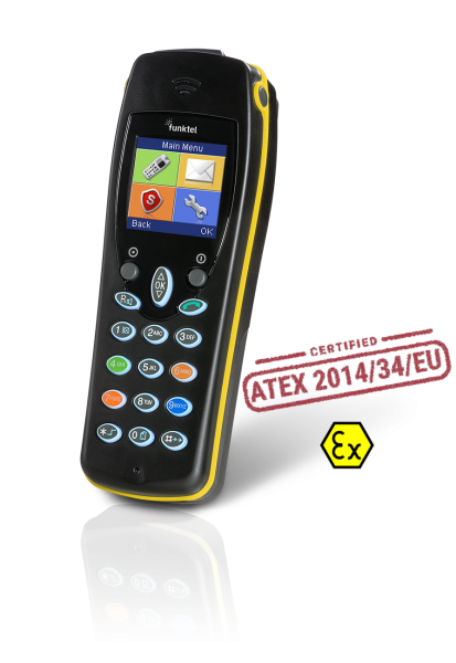 Funktel FC4Ex DECT-Handset mit ATEX-Schutz (FC4 Ex HS Set)