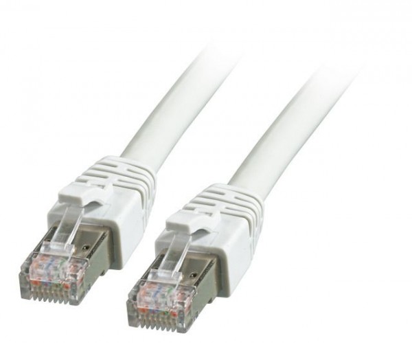 Patchkabel RJ45, CAT8.1 2000Mhz, 3m, grau, S-STP(S/FTP), BC, LSZH,