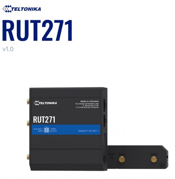 Teltonika · Router · RUT271 · Redcap 5G Router