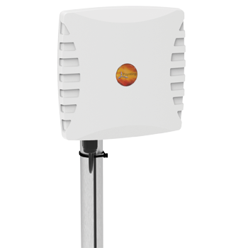 Poynting · Antennen · Wi-Fi · Mast/Wand · A-WLAN-061-V1 · weiß · SMA (F) · 2,4 GHz/5GHz · 11dBi Dual-Band-Directional 4x4 MIMO Antenne