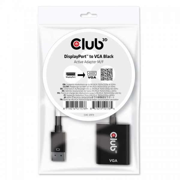 Adapter DisplayPort =&gt; VGA *Club3D* aktiv