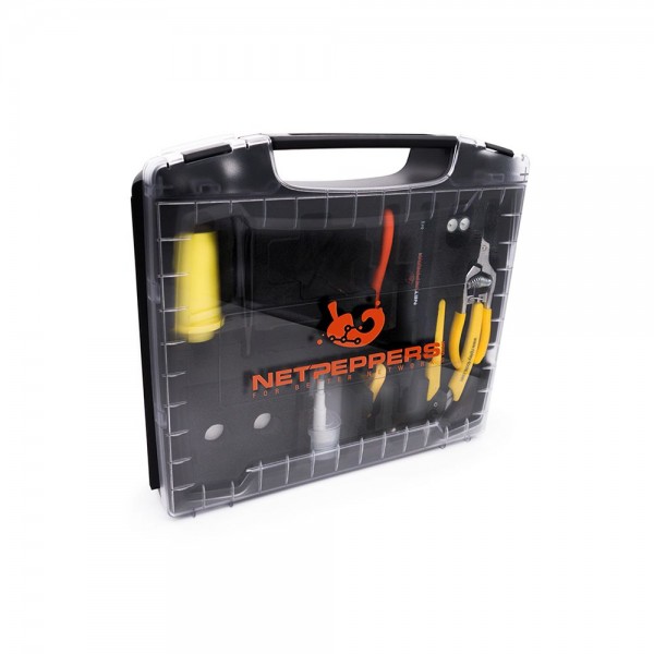 NetPeppers LWL Glasfaser, Werkzeugkoffer/INSTALLATIONSKIT, *ohne Cleaver*,
