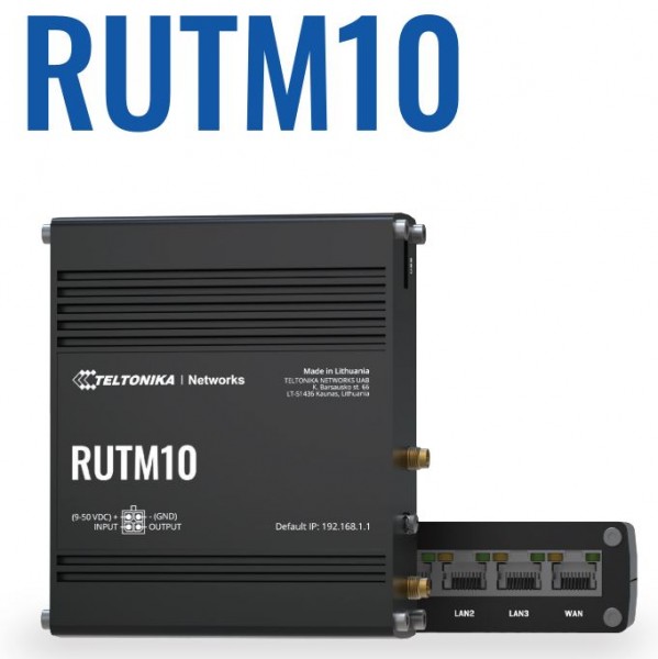 Teltonika · Router · RUTM10 · Ethernet Router + WiFi