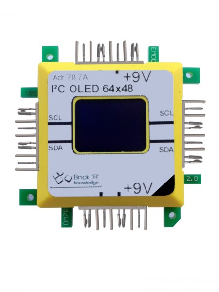 ALLNET Brick?R?knowledge I2C MiniOLED 64X48 9V