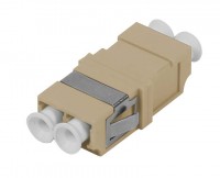 LWL-Kupplung,LC-Buchse/LC-Buchse, 50/125u Multimode OM2, beige, duplex, PC, ohne Flansch, Synergy 21, LWL-Kupplung,LC-Buchse/LC-Buchse, 50/125u Multimode OM2, beige, duplex, PC, ohne Flansch, Synergy 21,