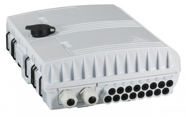LWL-Wandverteiler FTTH IP65 Anschlussbox 16 Ports