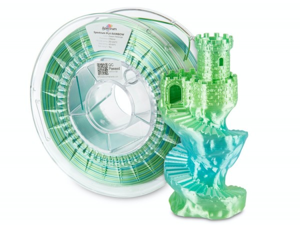 Spectrum Filament · SILK PLA Rainbow · OCEAN MELANGE · 1.75mm · 1kg