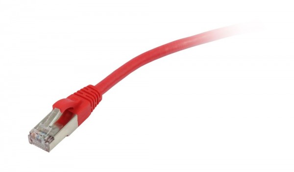 Patchkabel RJ45, CAT5e 100Mhz, 5m rot, S-FTP(SF/UTP), Synergy 21,