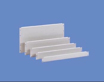 Vertiv(Knürr) zub.Blindplatte 1HE,Lichtgrau, (6-Stück)