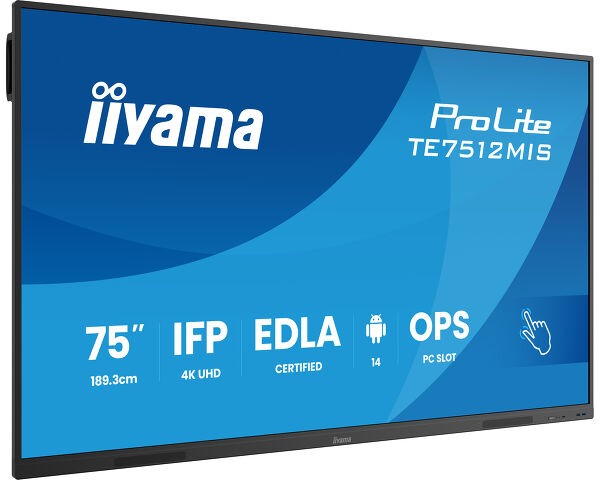 TFT-Touch 75,0&quot;/189,3cm iiyama ProLite TE7512MIS - 24/7 *schwarz*