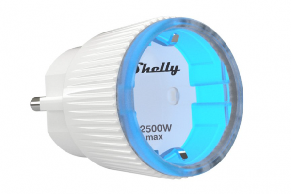 Shelly · Plug & Play · "Plug S" · WLAN Schaltaktor · 1x 12A · Messfunktion