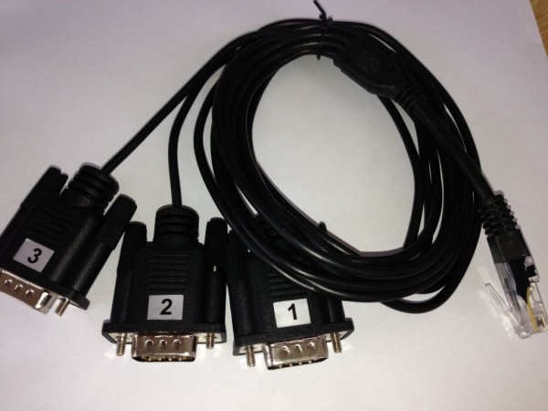 ALLNET MSR ALL4500 / att. COM-Port adapter cable with 3 seri