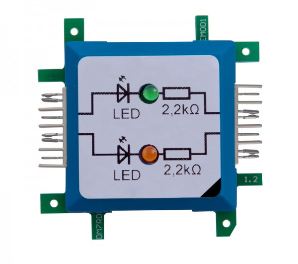 ALLNET Brick?R?knowledge LED dual grün &amp; orange Signal durchverbunden