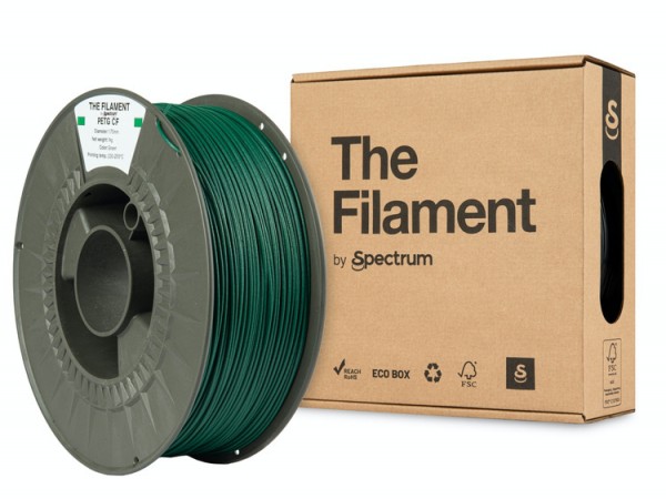The Filament · PETG CF · GREEN · 1.75mm · 1kg
