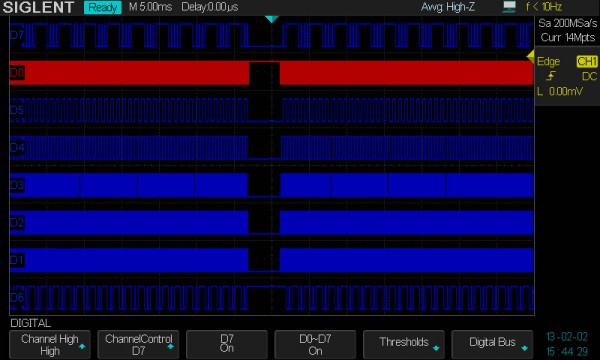 Siglent SDS2000XP-16LA MSO Funktionssoftware / Bei der Siglent SDS2000XP-16LA handelt es sich um eine MSO Funktionssoftware