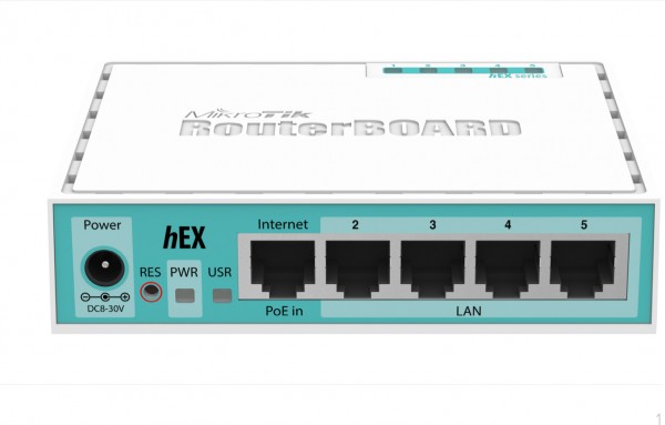 MikroTik RouterBOARD E50UG, hEX, 5x Gigabit, USB, micro SD