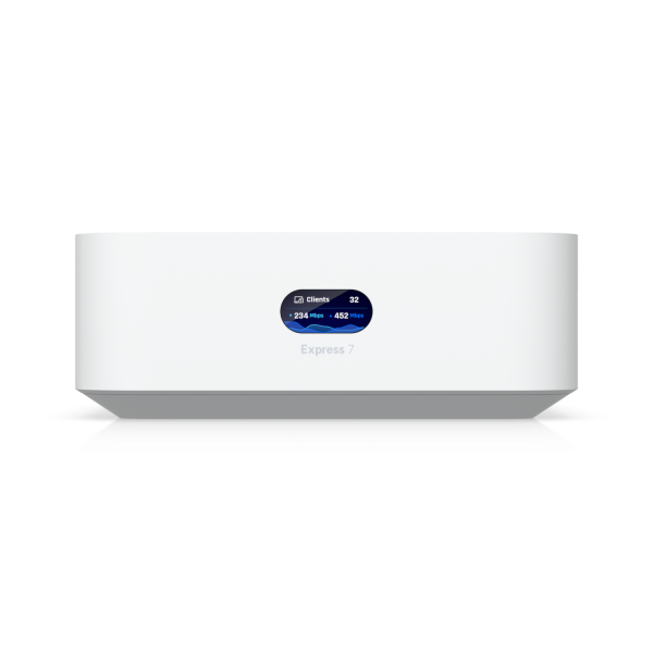 Ubiquiti UniFi Cloud Gateway Express 7 • 1x 10 GbE • 1 x 2,5 GbE • WiFi 7 • UX7