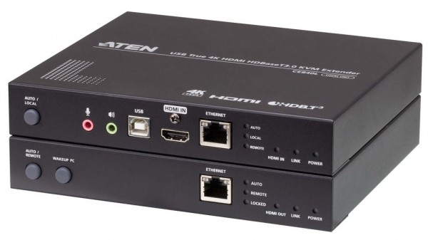 Aten Video/Audio-Extender,100mtr., HDMI, Sender/Empfänger-Set, (4K bei 100 m)