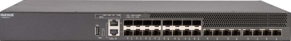 CommScope RUCKUS ICX8200-24 Switch, 24x10/100/1000 Mbps ports, 4x25 GbE SFP28 stacking/uplink-ports