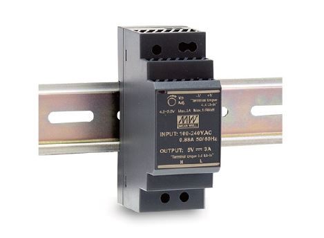 Mean Well power supply - 24V 30W DIN rail