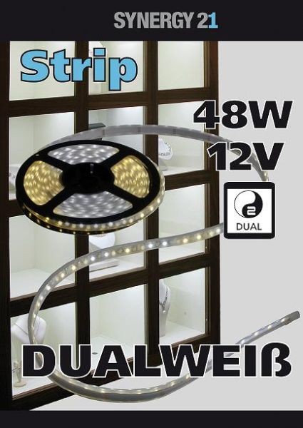 Synergy 21 LED Flex Strip 120 DW (CCT) DC12V 48W per color IP20