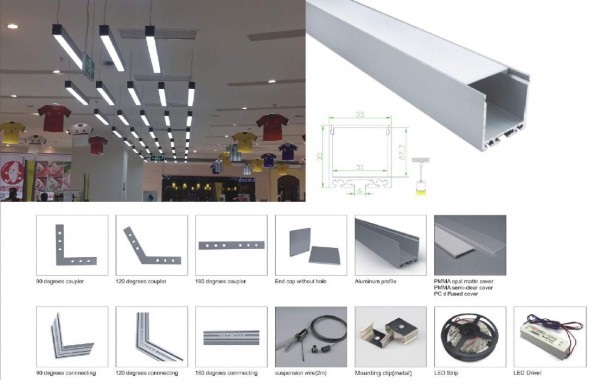 Synergy 21 LED U-profile 200cm, ALU018-R