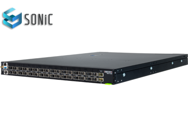 EdgeCore Switch full manged 32 Port • 32 x 400G QSFP-DD • 19" 1 HE • Datacenter Switch • Front-to back • DCS511 • 9737-32DB-O-AC-F