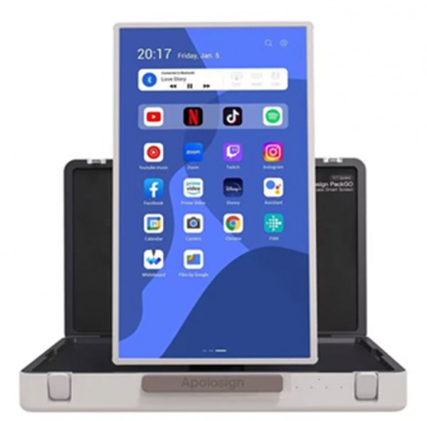ALLNET Presentation Suitcase High Performance Display 27 Zoll, Android 12, RK3588, HDMI In, Koffer