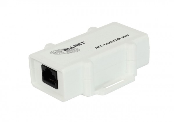 ALLNET / ALL-LAN-ISO-4kV, Aislador Gigabit LAN/Bloqueador PoE 4kV