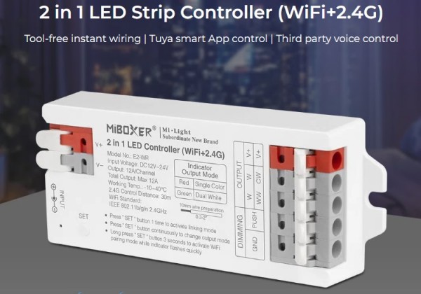 Synergy 21 LED Controller 2in1 (Single color/dual white) WLAN+2,4G *Milight/Miboxer*