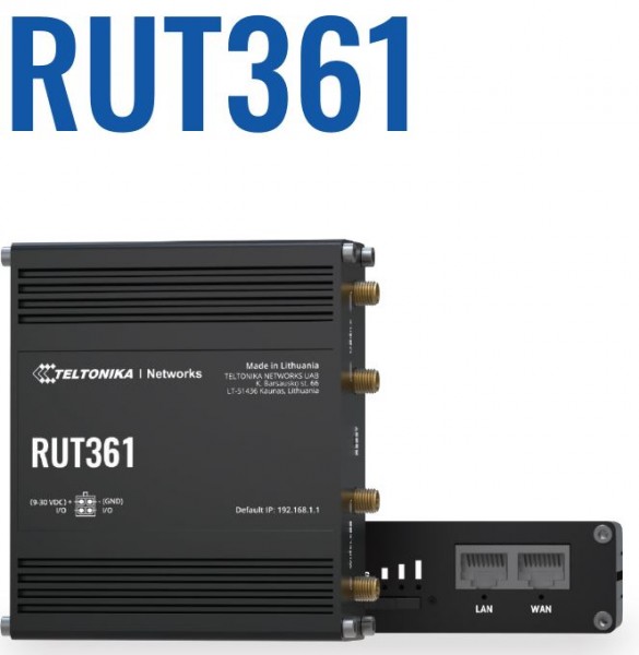 Teltonika · Router · RUT361 · Kompakter-4G/LTE CAT6 Router