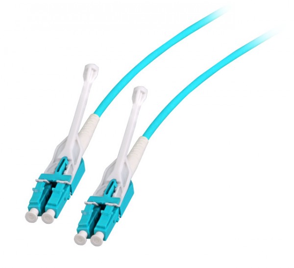 LWL-2-Faser-Patchk. 0.5mtr.LC-LC, 50/125um,OM3, Uniboot, AD=3mm,