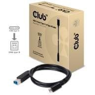 Kabel USB, C(St) =&gt; B(St), 1.0m, USB3.1, *Club 3D* 10Gbps PowerDelivery