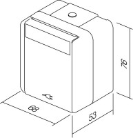 Preview: TEM Serie Fontana SOCKET Schutzkontakt+COVERIP44 2P+E 1 Preview: TEM Serie Fontana SOCKET Schutzkontakt+COVERIP44 2P+E 1