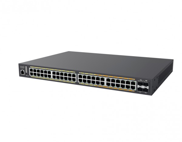 EnGenius Switch full managed Layer2+ 52 Port • 32x 1 GbE, 16x 2.5 GbE • PoE Budget 740W • 48x PoE at • 4x SFP+ • 19&quot; • ECS2552FP • EnGenius Cloud