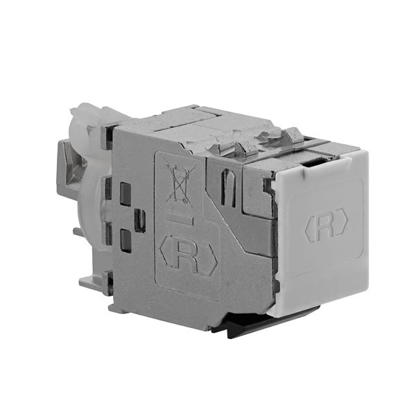 Rutenbeck Modul, CAT8.1, 1xRJ45, keystone, UM-Cat.8.1/Class I 40/25/10G