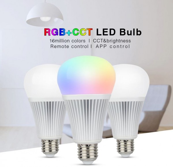Synergy 21 LED retrofit E27 9W RGB-WW lamp with RF and WLAN *Milight/Miboxer*