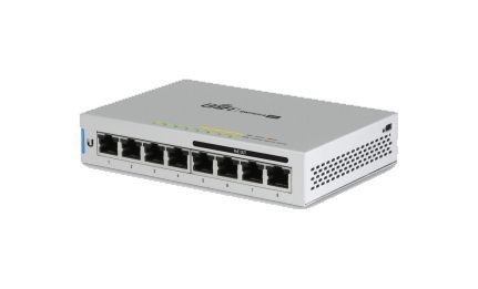 Ubiquiti Switch smart managed Layer2 8 Port Â• 8x GbE Â• PoE Budget 48W Â• 4x PoE af Â• Desktop Â• Lüfterlos Â• 5er Pack Â• UniFi Â• US-8-60W-5