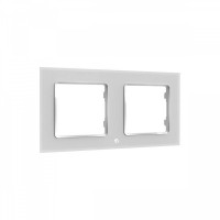 Shelly · Unterputz Zubehör · "Wall Frame 2" · Wandtaster Rahmen 2-fach · Weiß Shelly · Unterputz Zubehör · "Wall Frame 2" · Wandtaster Rahmen 2-fach · Weiß