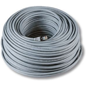 Patchkabel RJ45, CAT6 250Mhz, 50m grau, S-STP(S/FTP),
