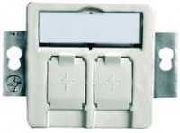 Telegärtner Modulträger UP-Dose für2xAMJ/AMJ-S-Mod./Kupplung Telegärtner Modulträger UP-Dose für2xAMJ/AMJ-S-Mod./Kupplung