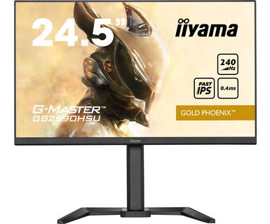 TFT 24,5&quot;/62,2cm iiyama G-Master GB2590HSU-B5 Gold Phoenix *schwarz* 16:9