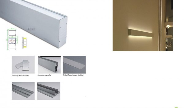 Synergy 21 LED U-profile 200cm, ALU049