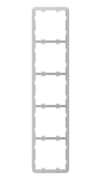 Ajax Homeautomation LightSwitch / Outlet Frame (5 seats) vertical