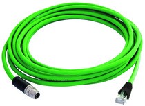 Telegärtner, STX M12x1-RJ45 VL X-kod. Cat.6A, 2m,