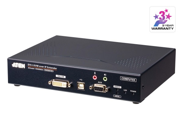 Aten KVM-Extender, over IP, nur Sender, DVI, ( Transmitter only)
