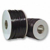 Kabel TK Flach 4 pol. 100m SCHWARZ, Flex,  Flachkabel, Spule, Synergy 21, Kabel TK Flach 4 pol. 100m SCHWARZ, Flex,  Flachkabel, Spule, Synergy 21,