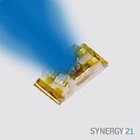 Synergy 21 LED SMD PLCC2 1608 blue 120-150mcd