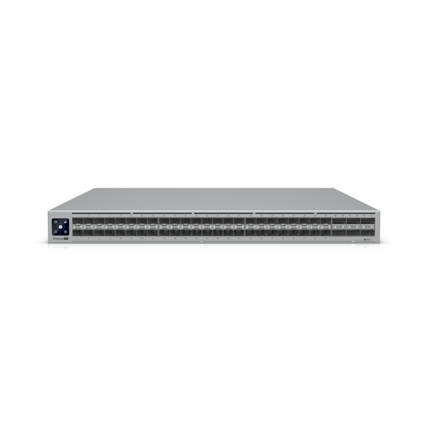 Ubiquiti Switch full managed Layer3 54 Port • 6x QSFP28 • 48x SFP28 • 19" • UniFi • ECS-Aggregation