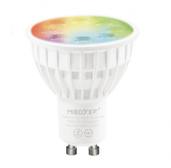 Synergy 21 LED Retrofit GU10 4W RGB-WW Spot Zigbee 3.0 + 2.4G *Milight/Miboxer*